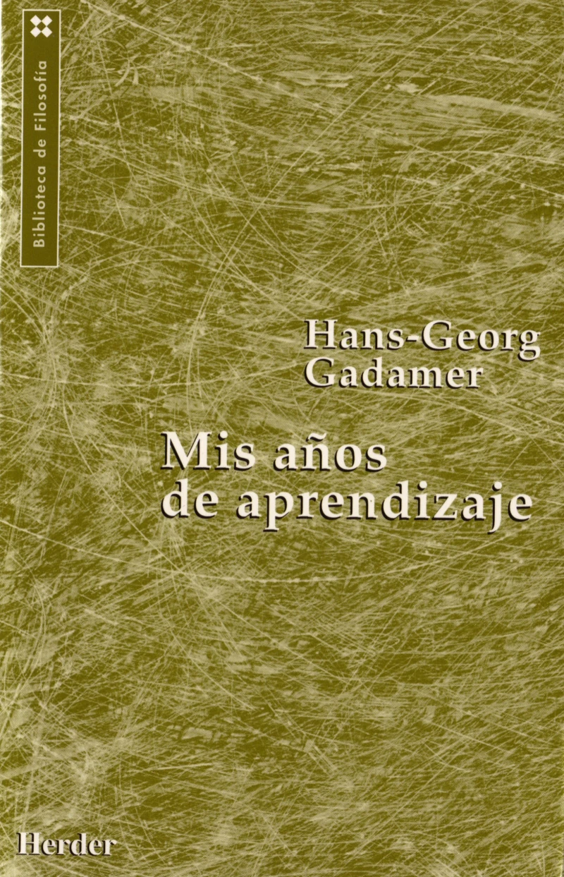 Portada: Mis años de aprendizaje