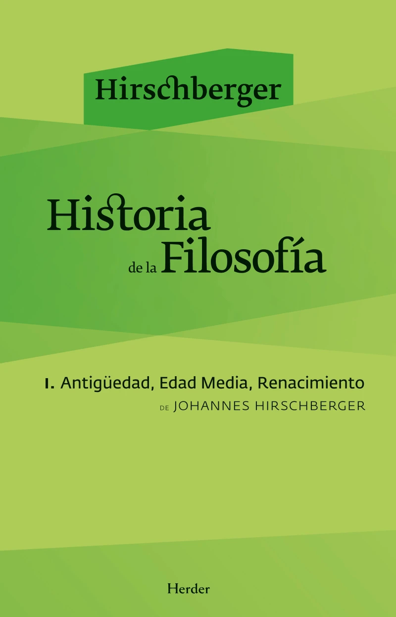 Portada: Historia de la filosofía I