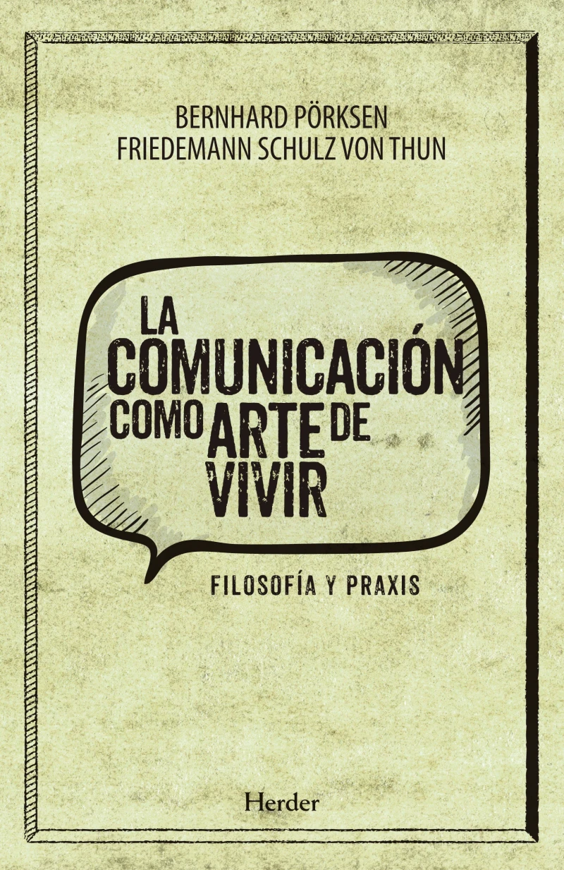 Portada: La comunicación como arte de vivir