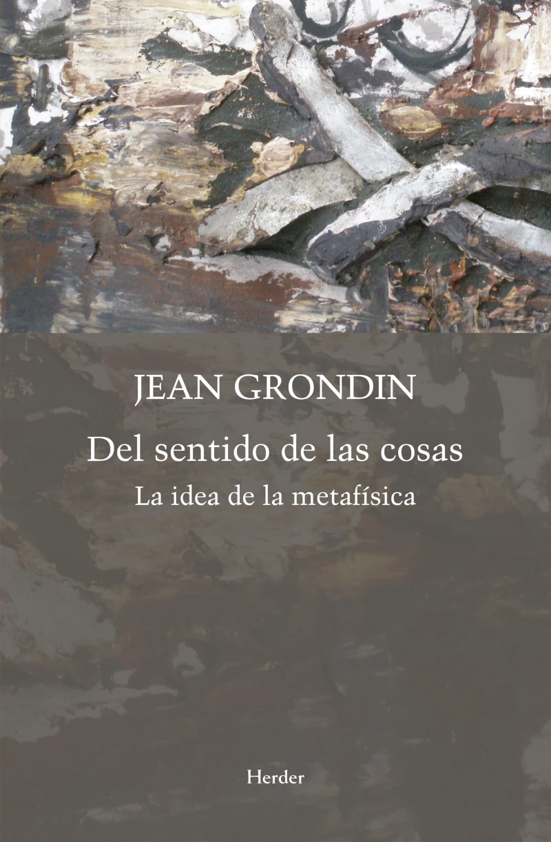 Portada: Del sentido de las cosas
