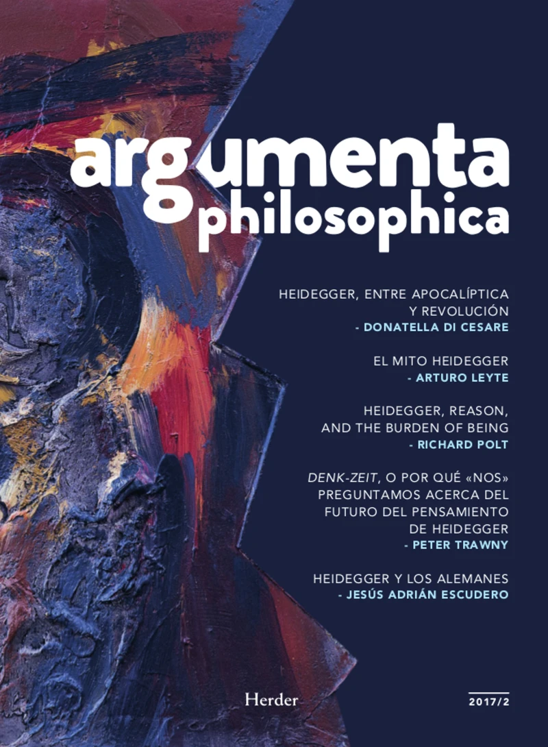 Portada: Argumenta philosophica 2017/2