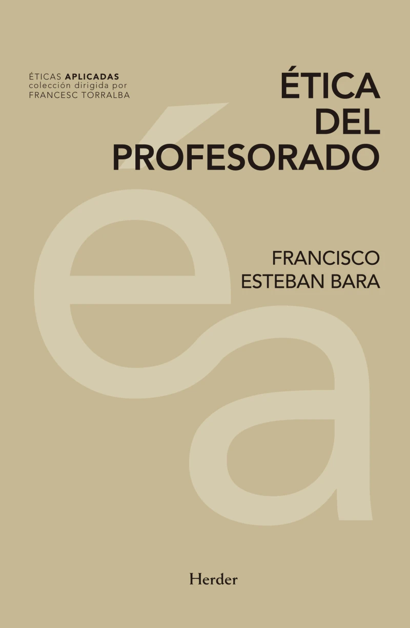 Portada: Ética del profesorado