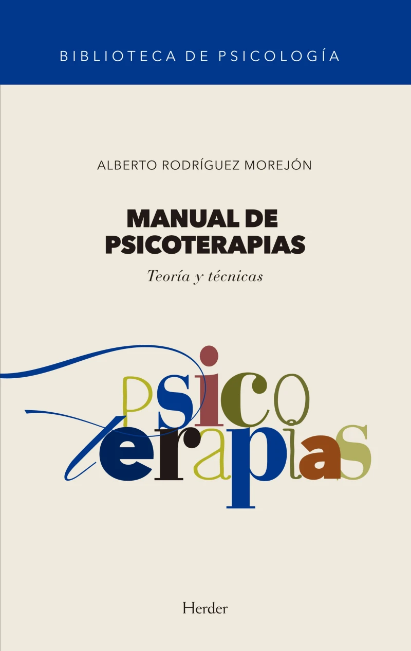 Portada: Manual de psicoterapias