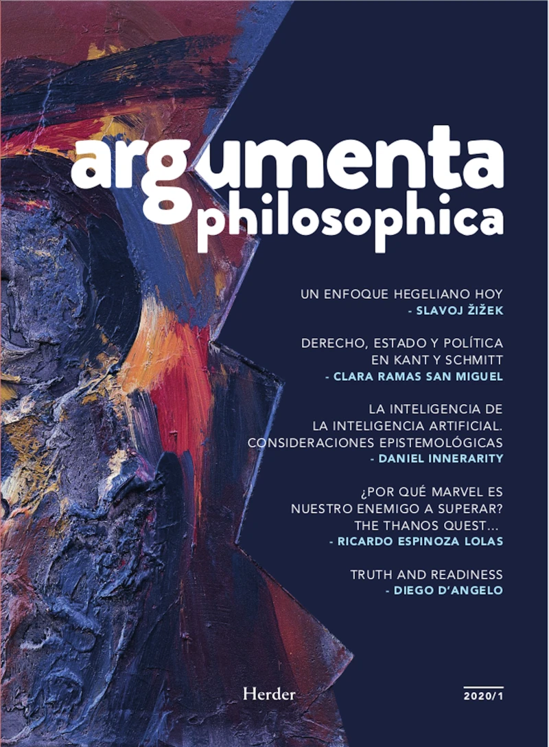Portada: Argumenta Philosophica 2020 - Vol. 1