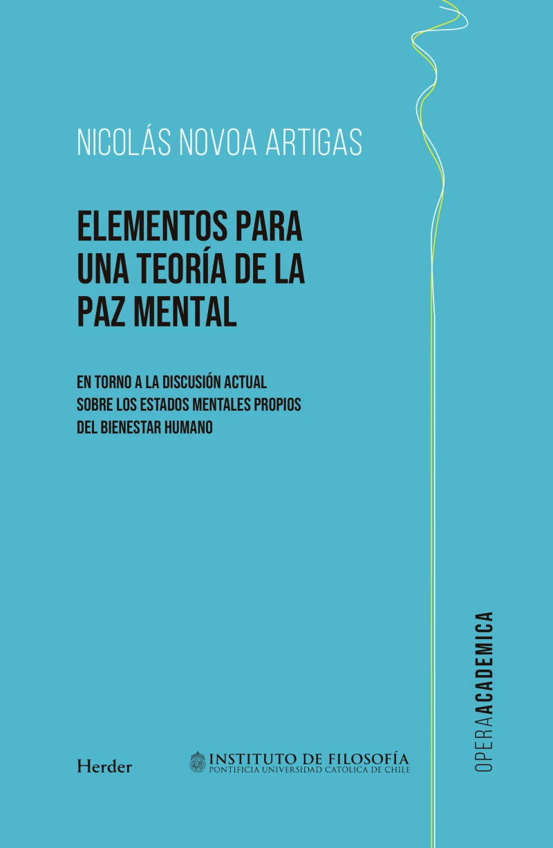 Portada: Elementos para una teoría de la paz mental