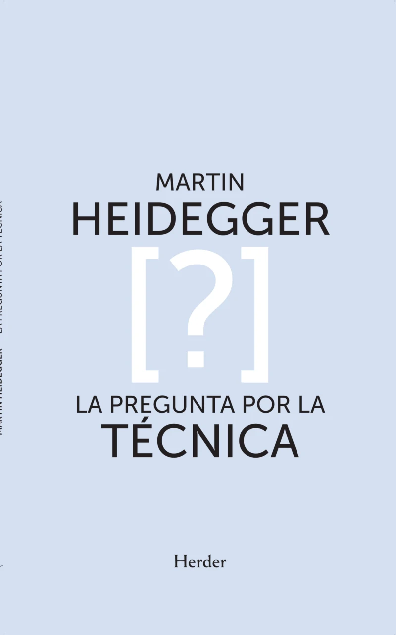 Portada: La pregunta por la técnica