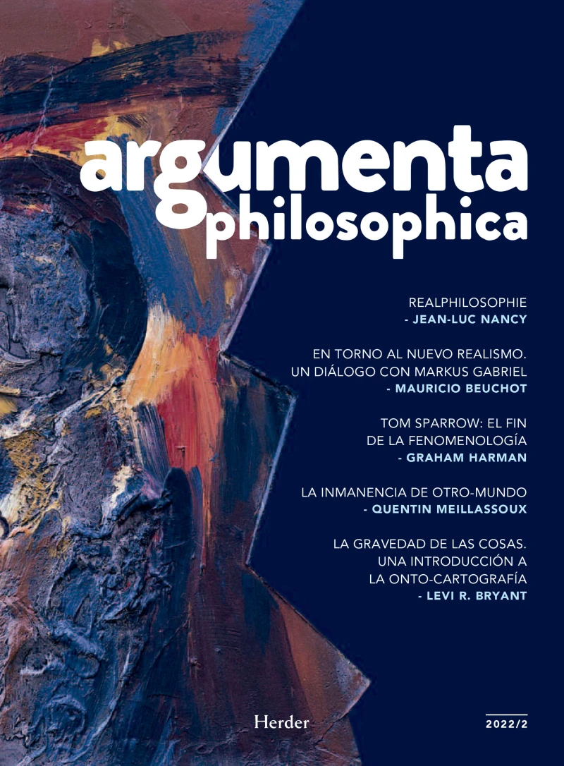 Portada: argumenta philosophica 2022/2
