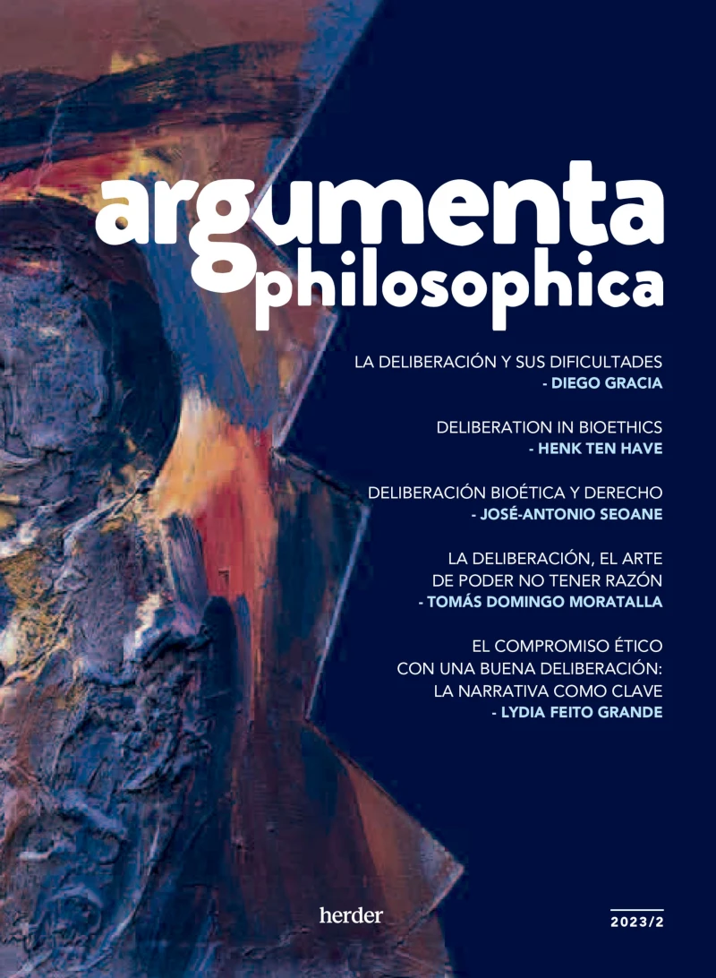 Portada: argumenta philosophica 2023/2