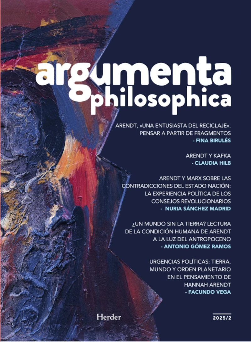 Portada: argumenta philosophica 2025/2