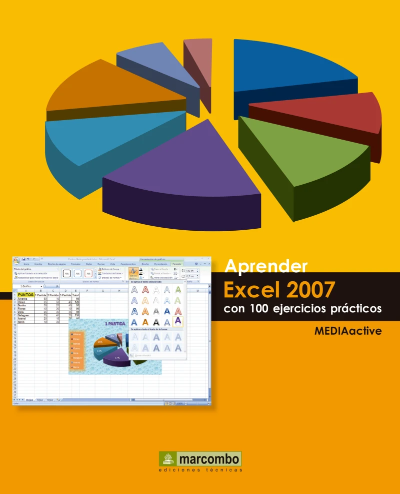 Portada: Aprender Word 2007 con 100 ejercicios prácticos
