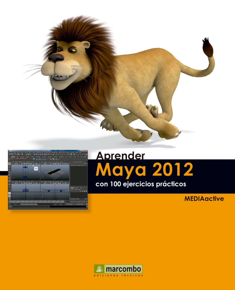 Portada: Aprender Maya 2012 con 100 ejercicios prácticos