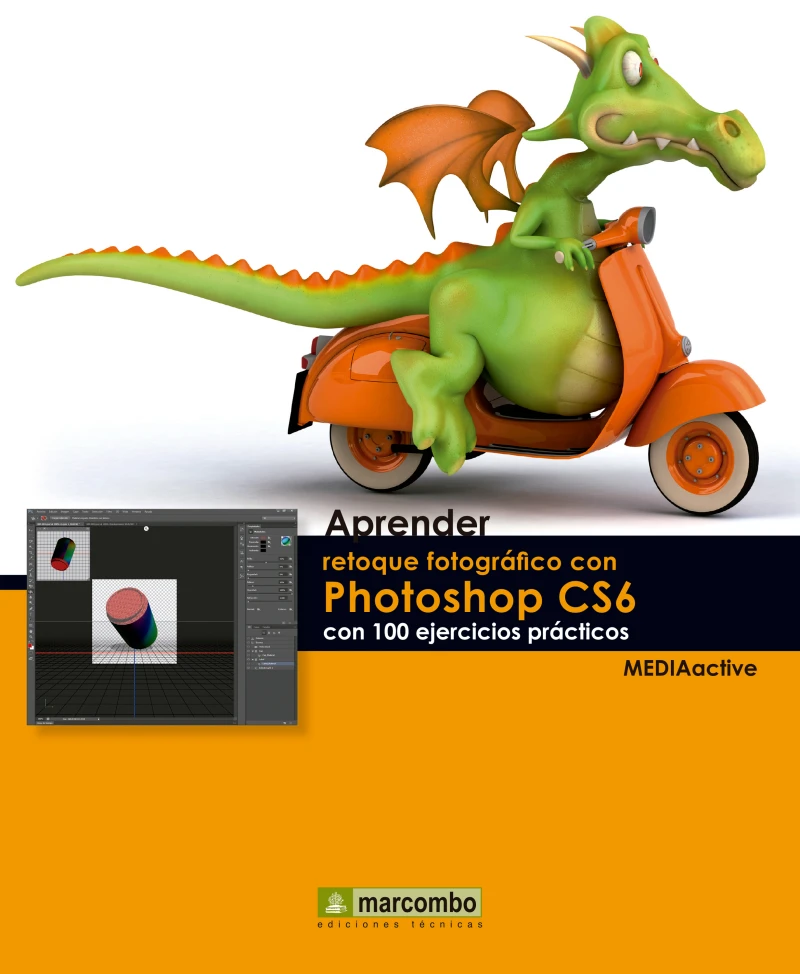 Portada: Aprender retoque fotográfico con Photoshop CS5.1 con 100 ejercicios prácticos