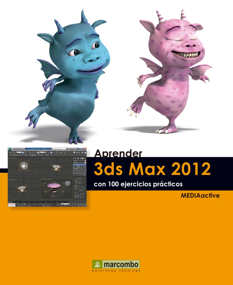 Portada: Aprender 3DS Max 2012 con 100 ejercicios prácticos