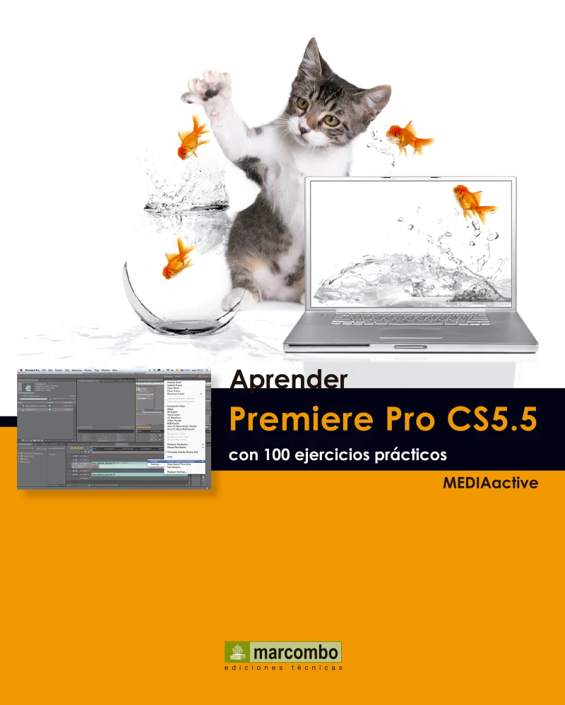 Portada: Aprender Premiere Pro CS5.5 con 100 ejercicios prácticos