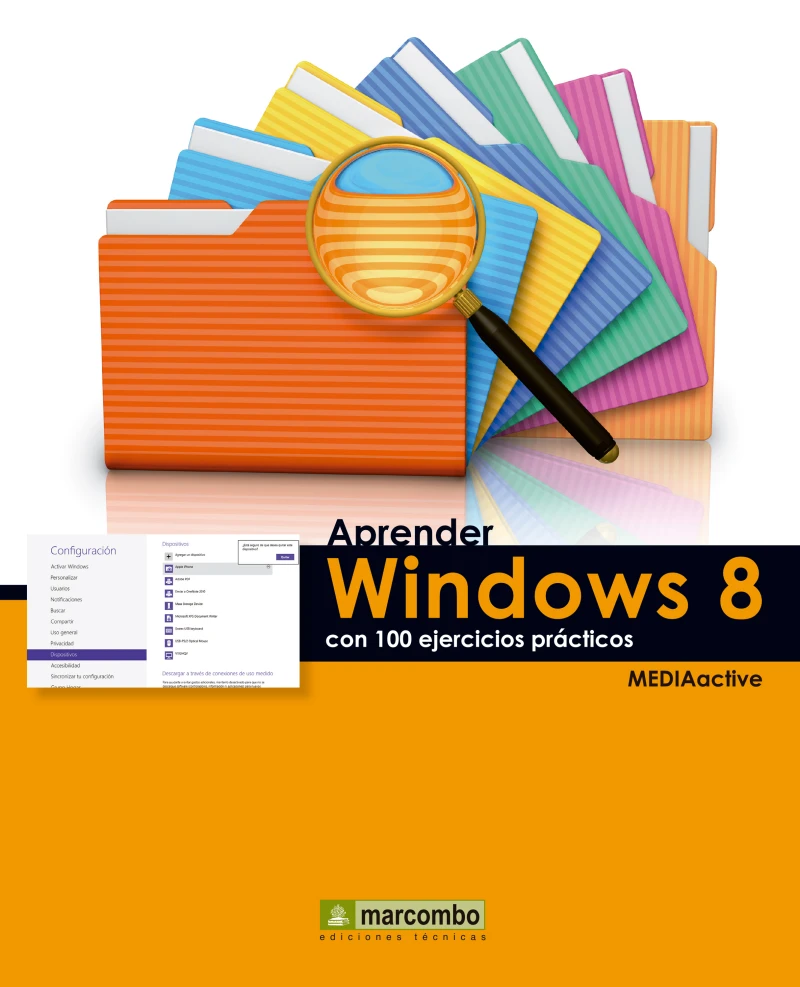 Portada: Aprender Windows 8 con 100 ejercicios prácticos