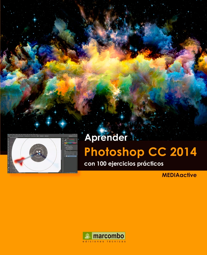 Portada: Aprender Photoshop CC 2014 con 100 ejercicios prácticos