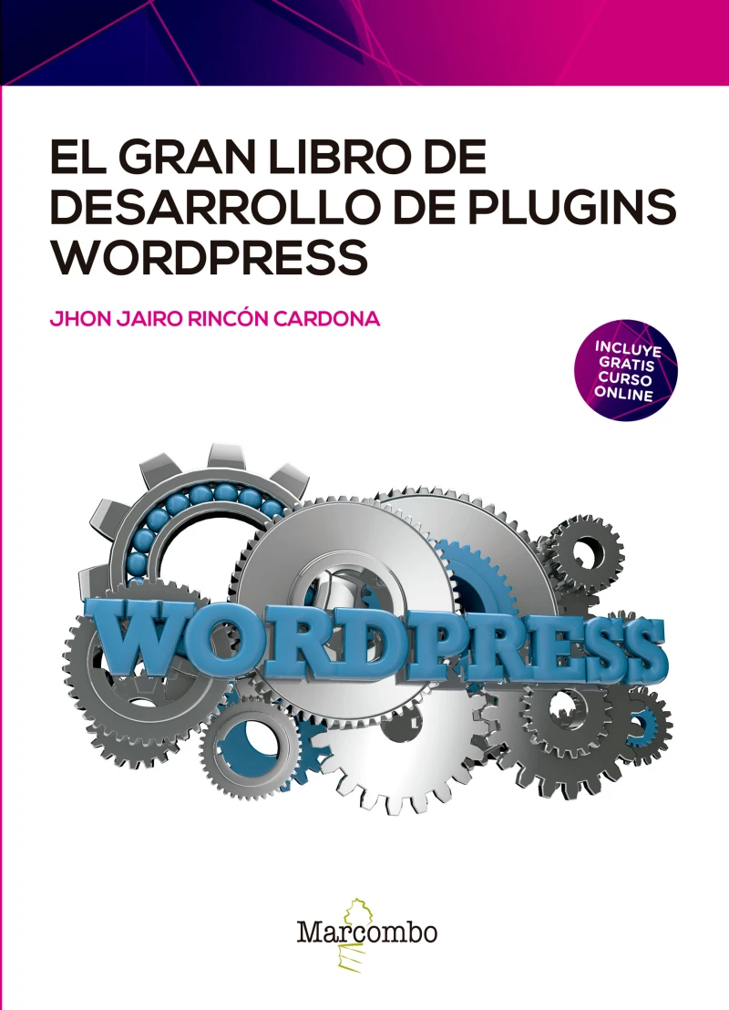 Portada: El gran libro de desarrollo de plugins WordPress