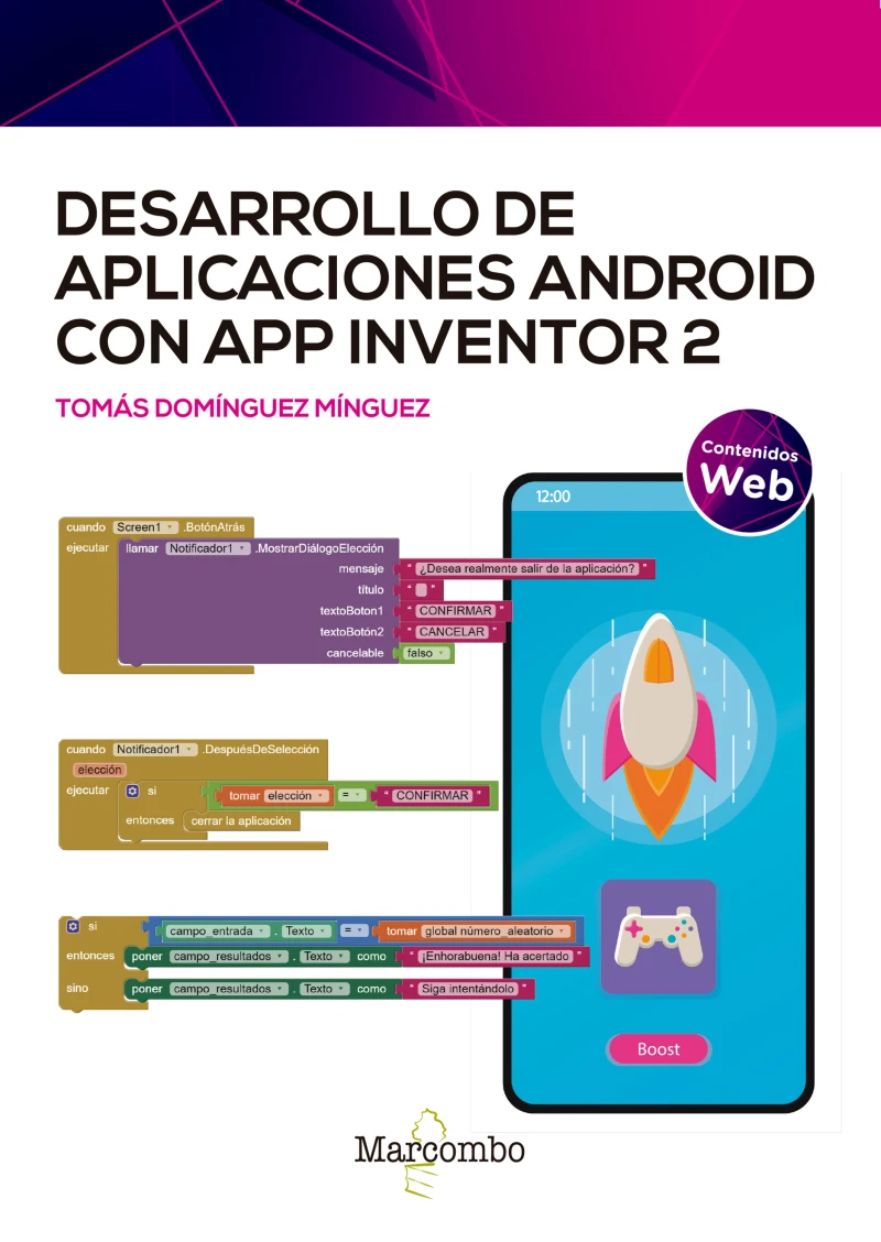 Portada: Desarrollo de aplicaciones Android con App Inventor 2