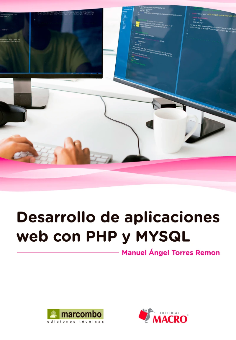 Portada: Desarrollo de aplicaciones web con PHP y MySQL