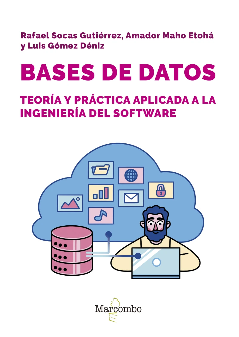 Portada: Bases de datos: teoría y práctica aplicada a ingeniería del software