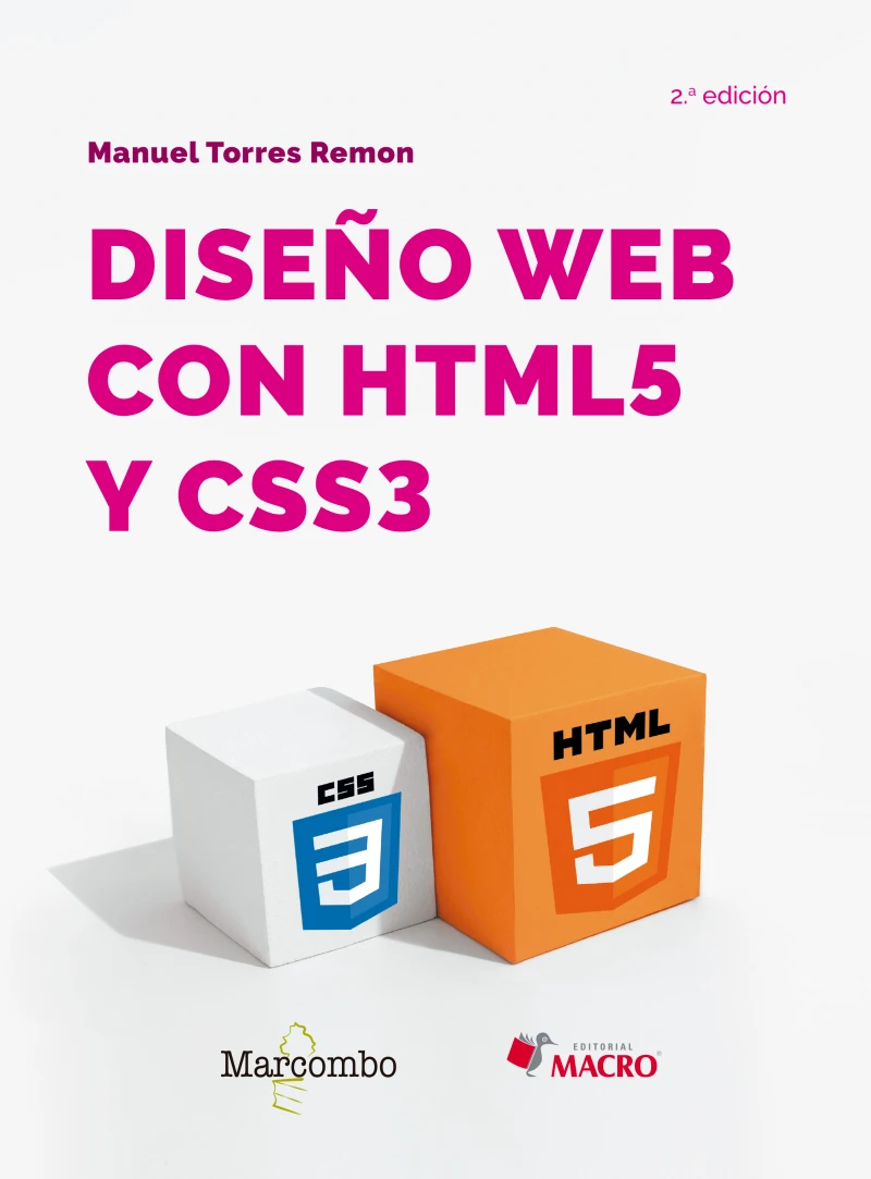 Portada: Diseño web con HTML5 Y CSS3 - 2.ª edición