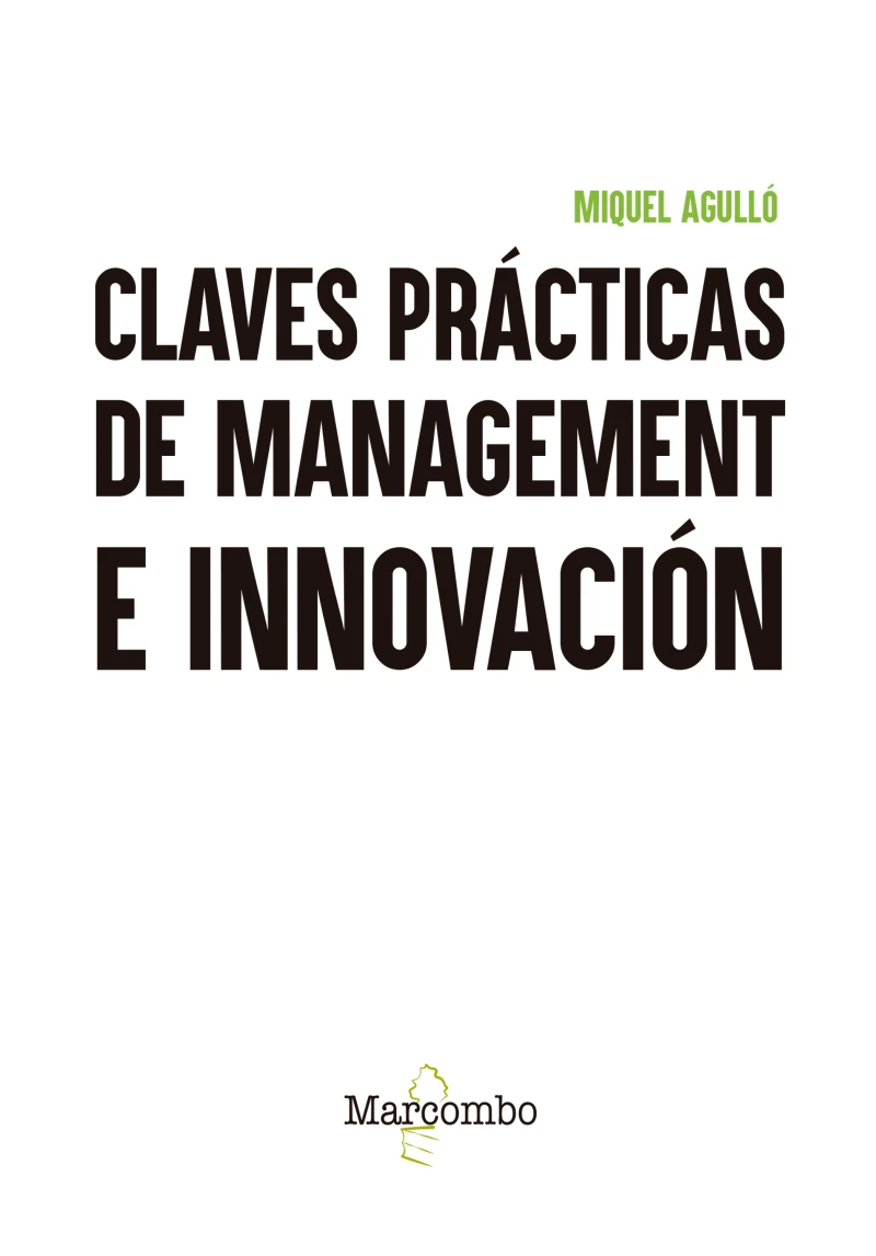 Portada: Claves prácticas de management e innovación