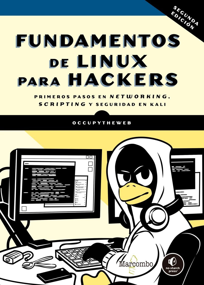 Portada: Fundamentos de Linux para hackers, 2.ª edición