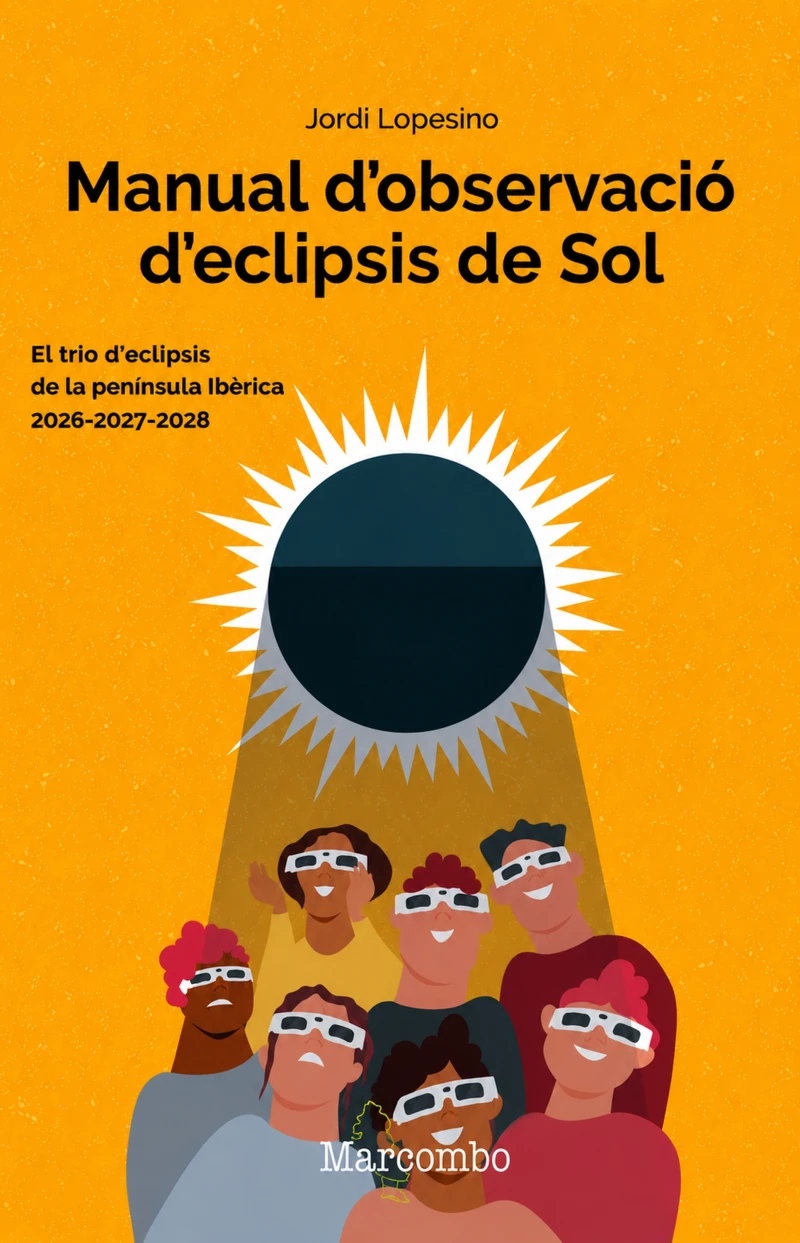 Portada: Manual d'observació d'eclipsis de Sol 2a Ed.