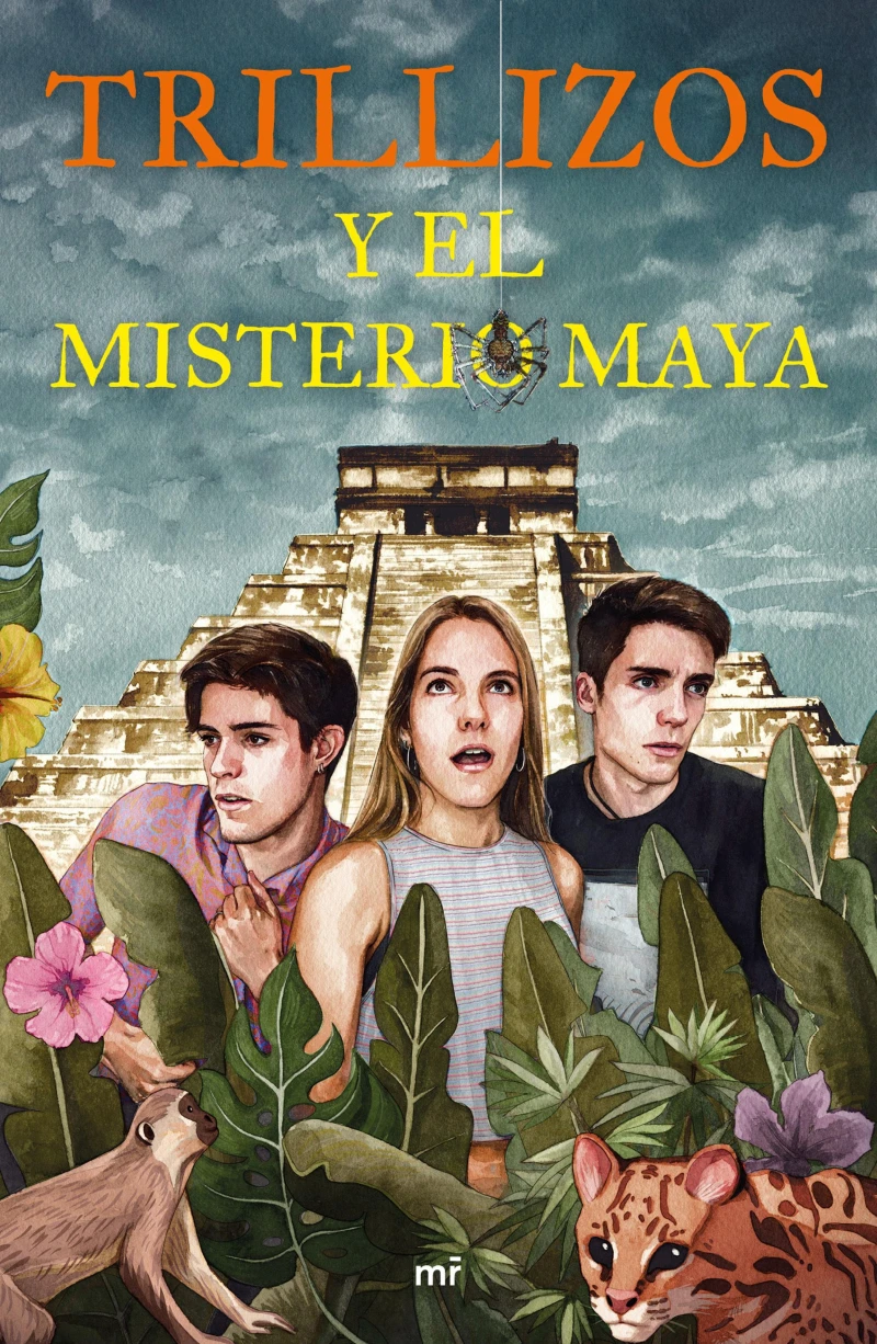 Portada: Trillizos y el misterio maya