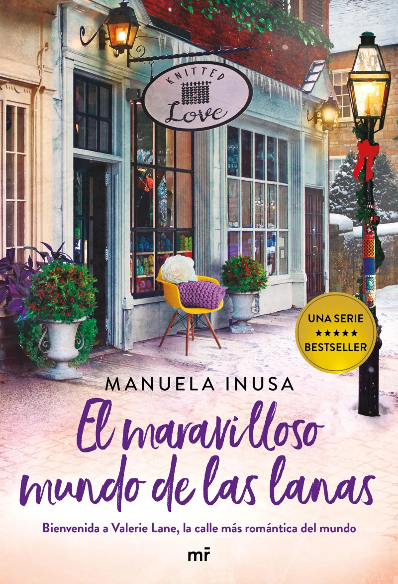 Portada: El maravilloso mundo de las lanas (Serie Valerie Lane 4)