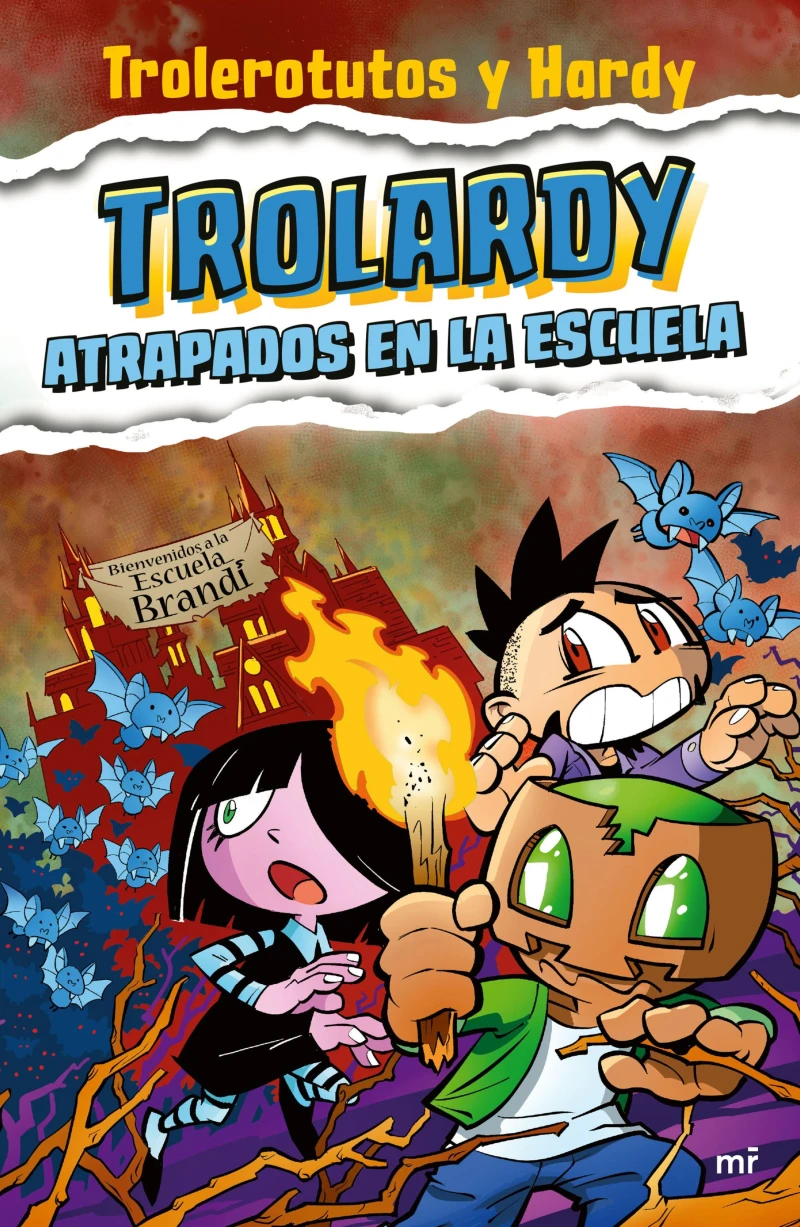 Portada: Trolardy 4. Atrapados en la escuela