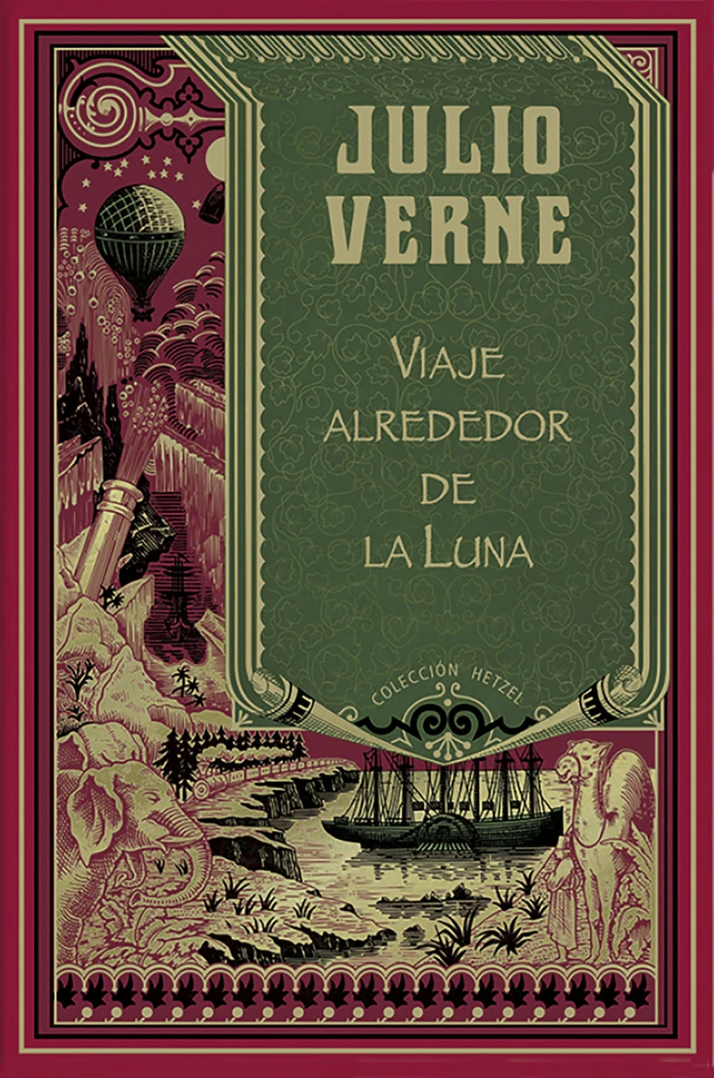 Portada: Viaje alrededor de la Luna