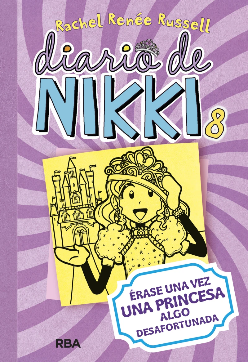Portada: Diario de Nikki 8 - Érase una vez una princesa algo desafortunada