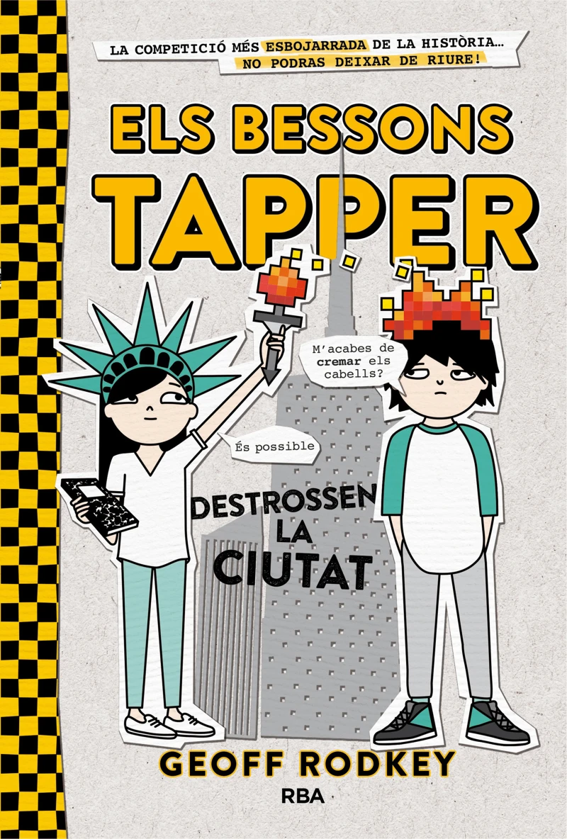 Portada: Els bessons Tapper destrossen la ciutat (Els bessons Tapper 2)
