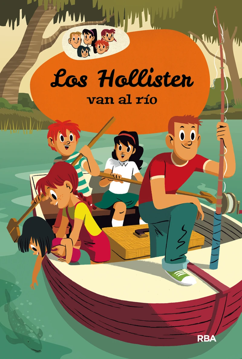Portada: Los Hollister van al río (Los Hollister 2)