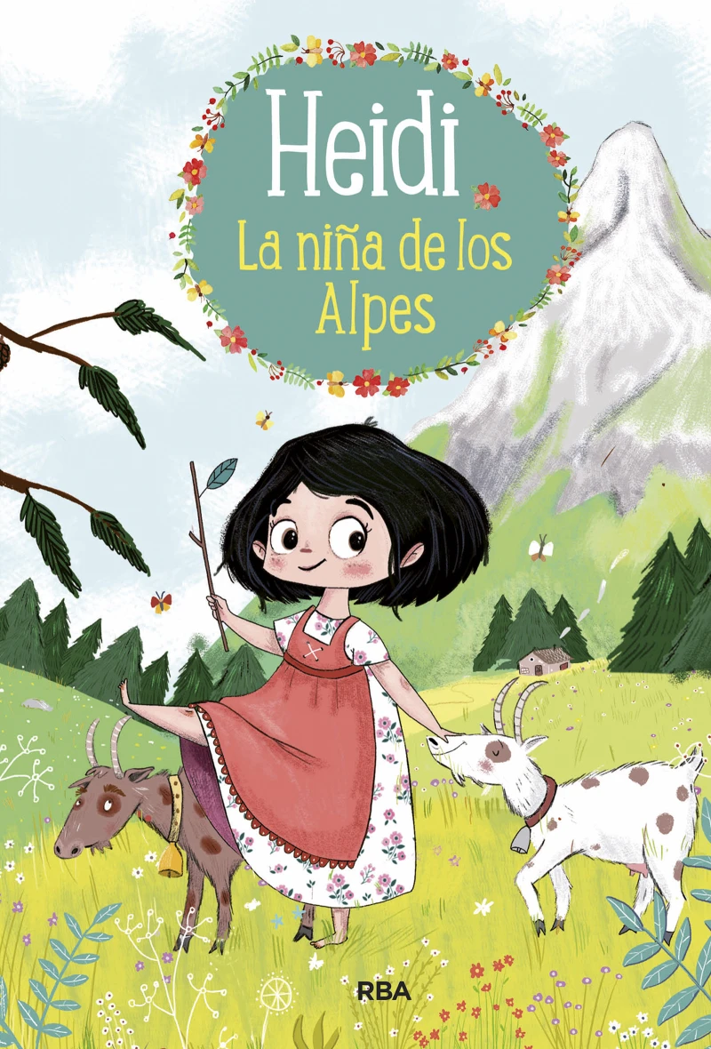 Portada: La niña de los Alpes (Heidi 1)