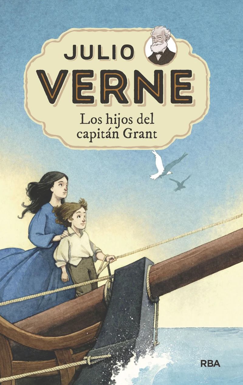 Portada: Julio Verne - Los hijos del capitán Grant (edición actualizada, ilustrada y adaptada)