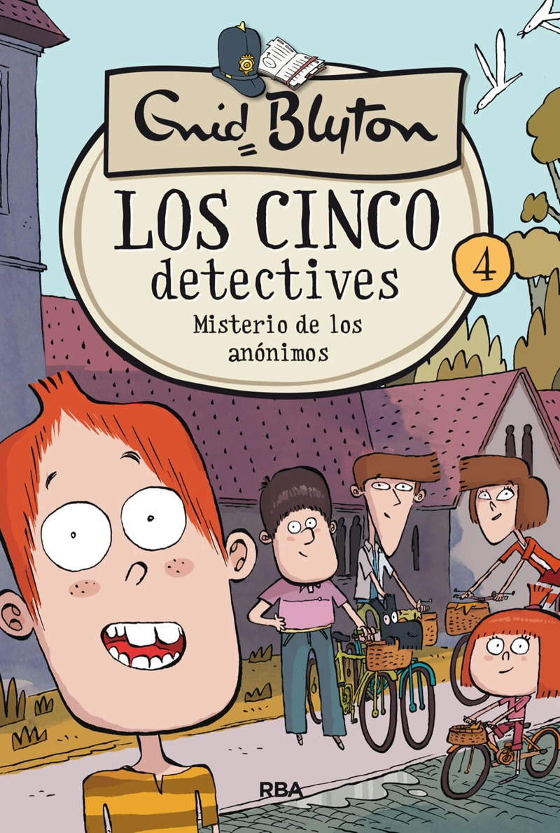Portada: Los cinco detectives 4 - Misterio de los anónimos