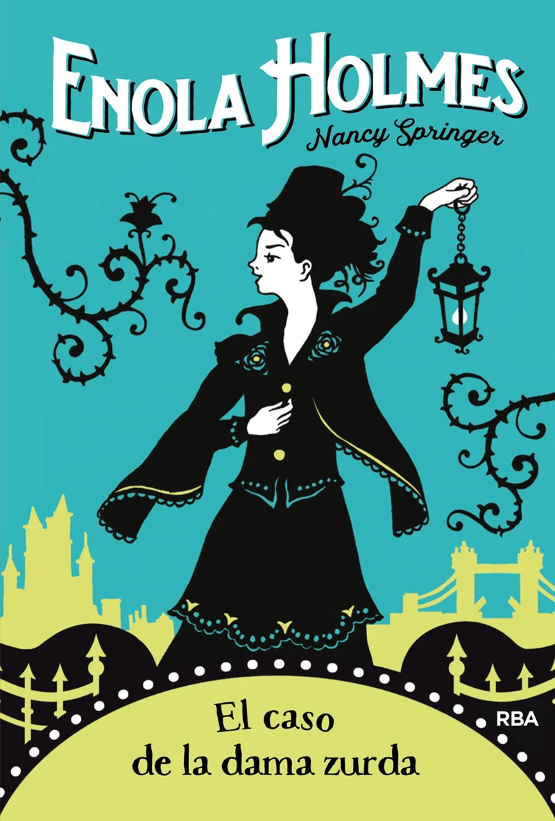 Portada: Las aventuras de Enola Holmes 2 - El caso de la dama zurda
