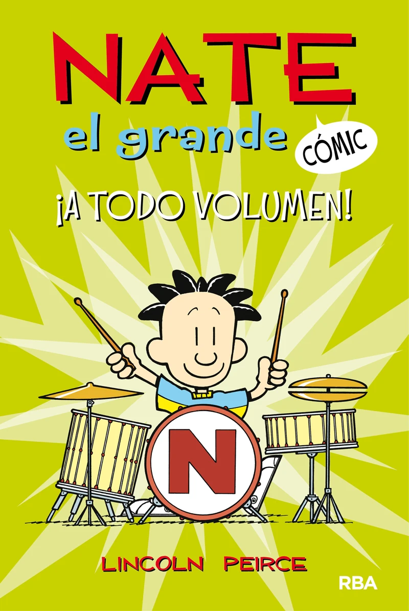 Portada: ¡A todo volumen! (Nate el Grande [Cómic] 2)