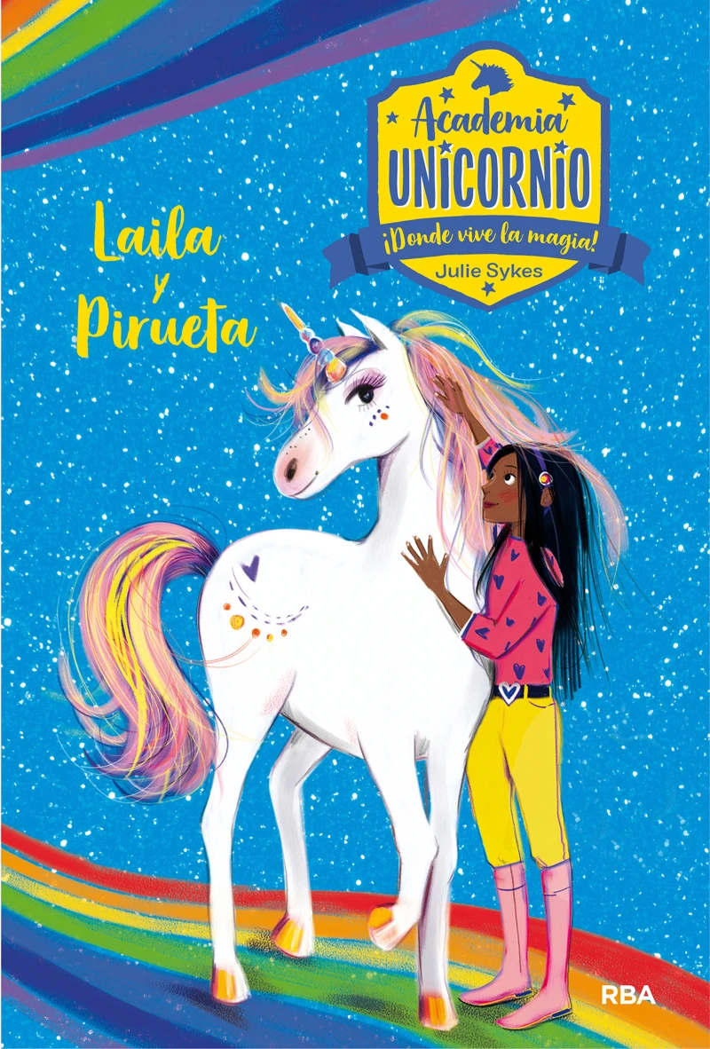 Portada: Academia Unicornio 5 - Laila y Pirueta
