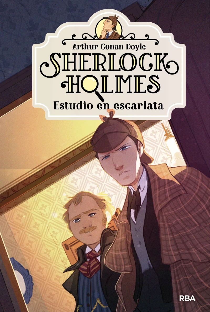 Portada: Sherlock Holmes 1 - Estudio en escarlata