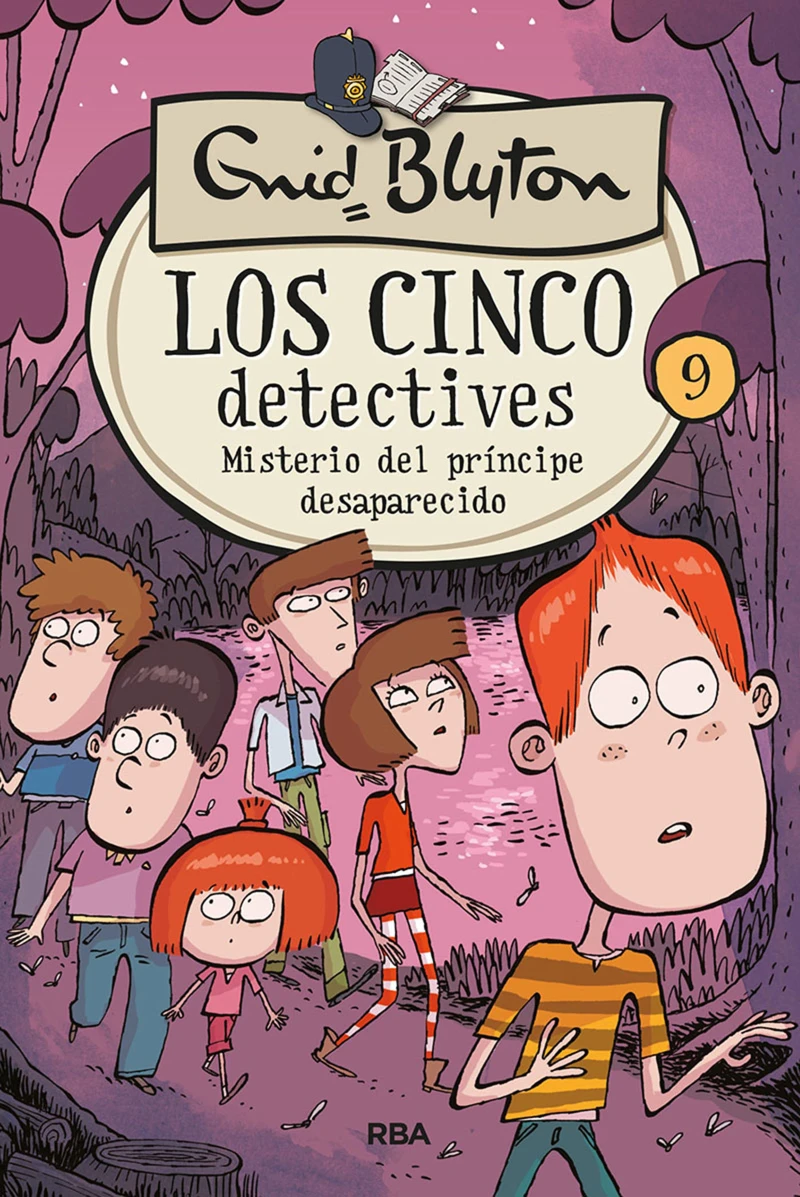 Portada: Los cinco detectives 9 - Misterio del príncipe desaparecido