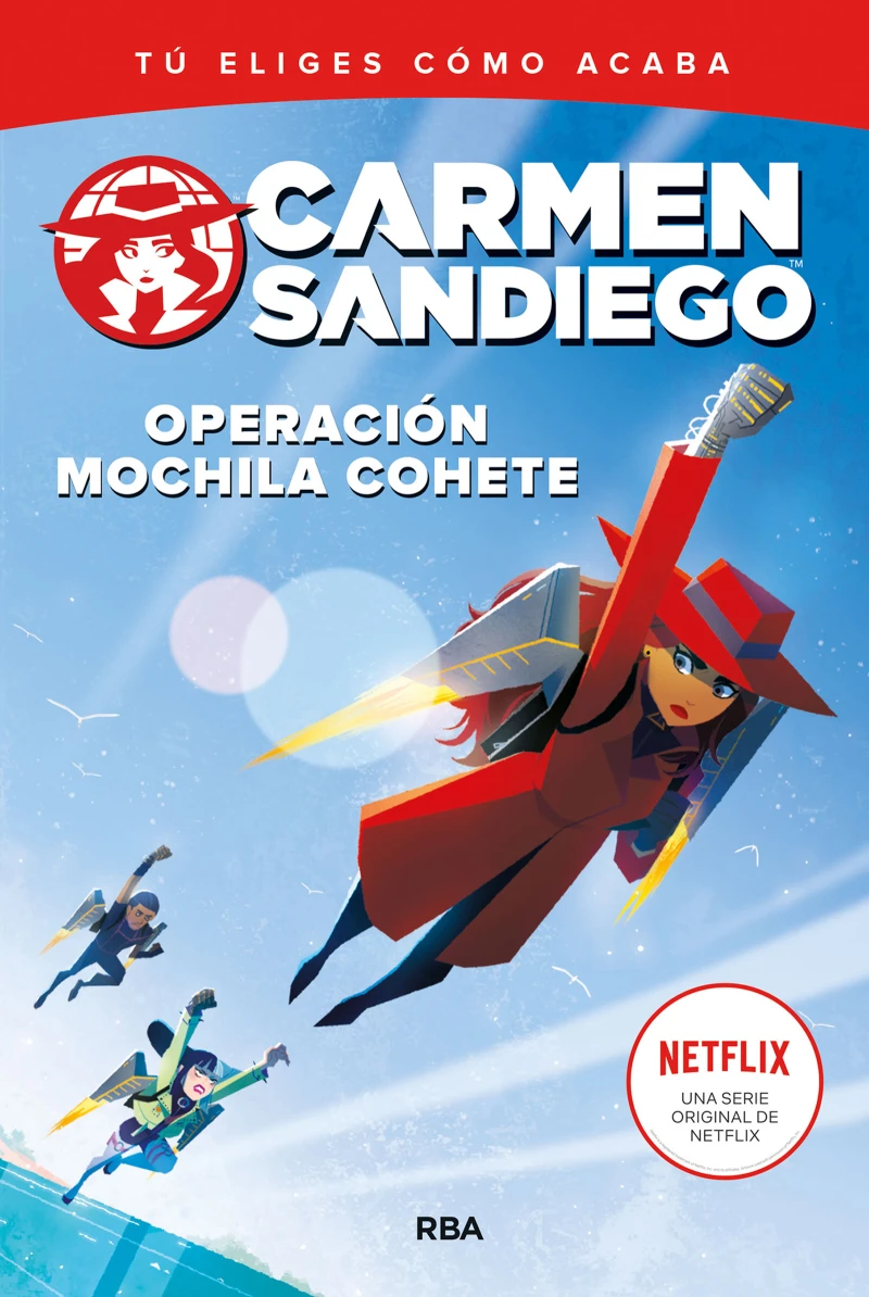 Portada: Carmen Sandiego 2 - Operación mochila-cohete