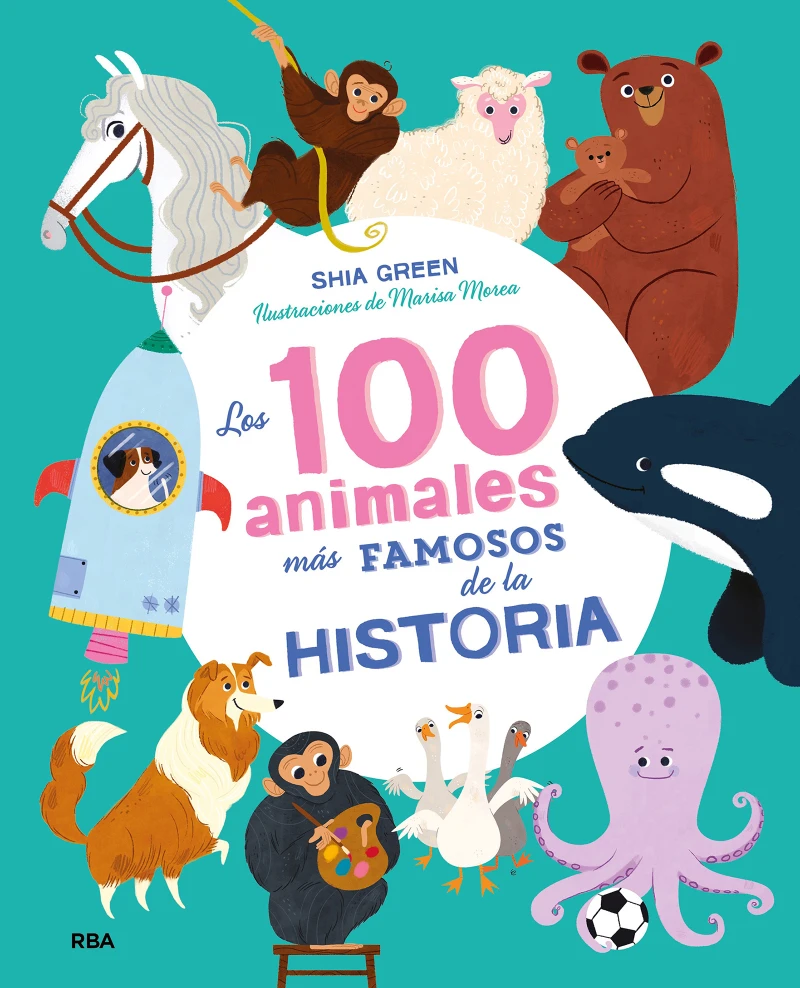 Portada: Los 100 animales más famosos de la historia (Colección 100)
