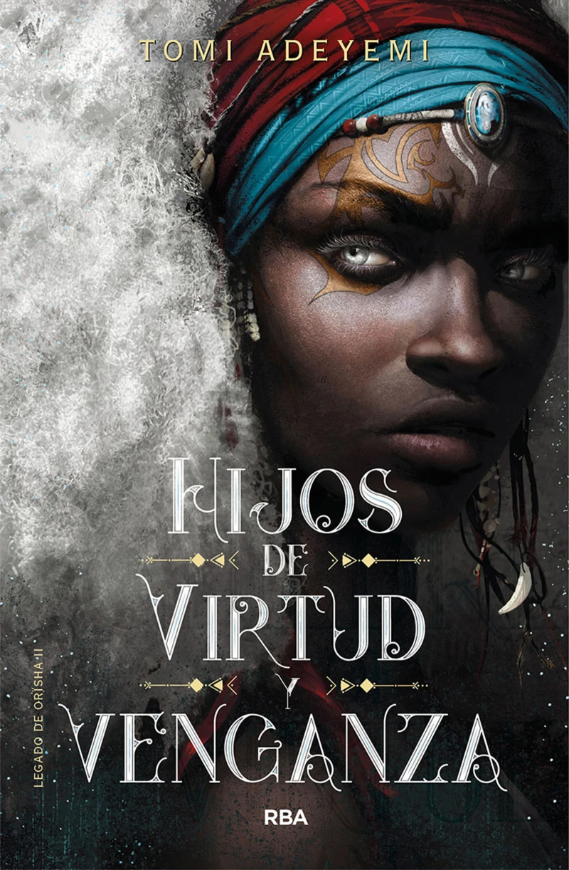 Portada: Hijos de virtud y venganza (El legado de Orïsha 2)