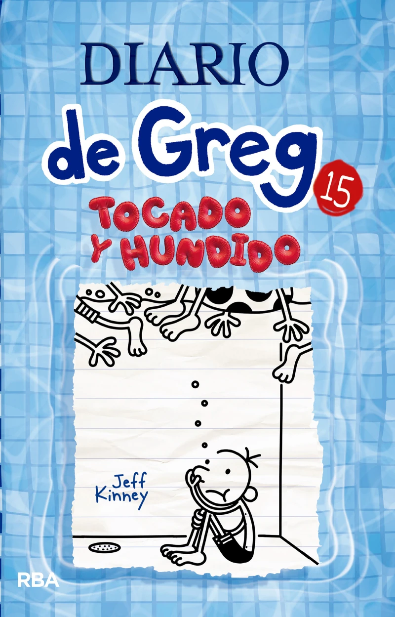 Portada: Diario de Greg 15 - Tocado y hundido