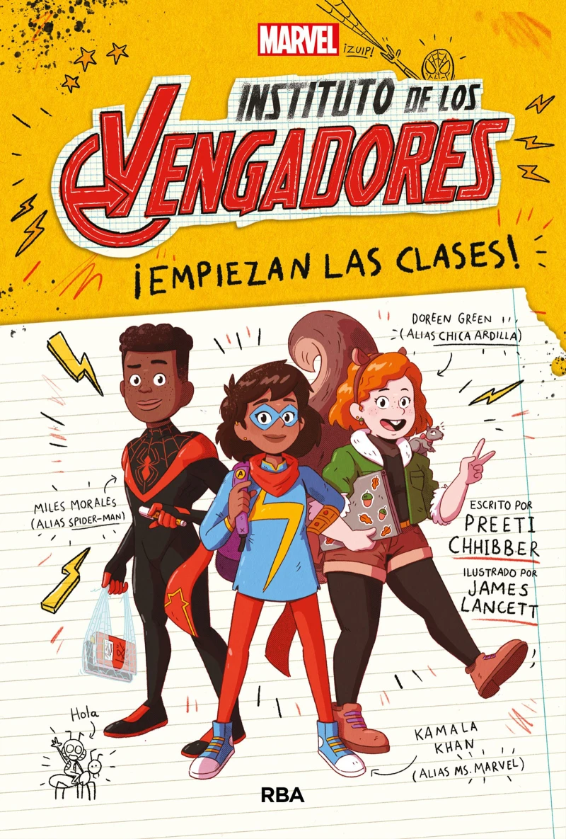 Portada: Instituto de los vengadores 1 - ¡Empiezan las clases!