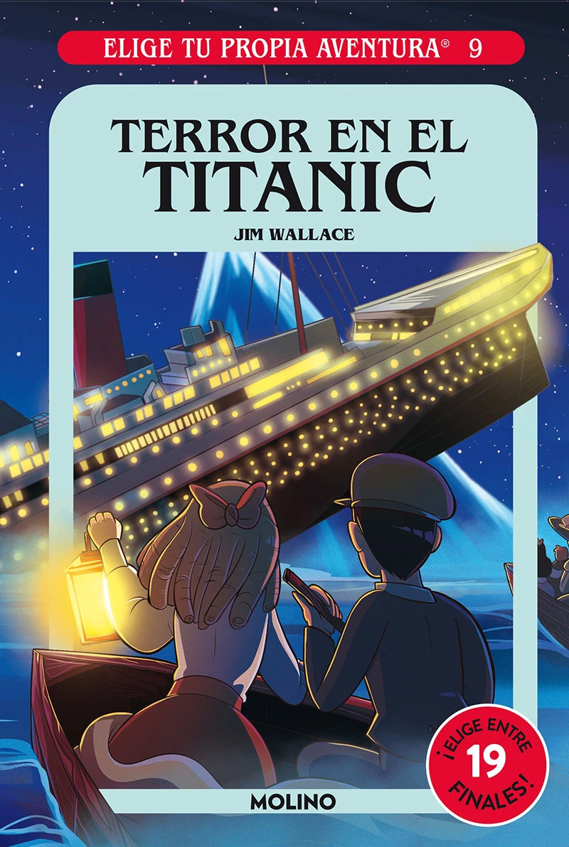 Portada: Elige tu propia aventura - Terror en el Titanic