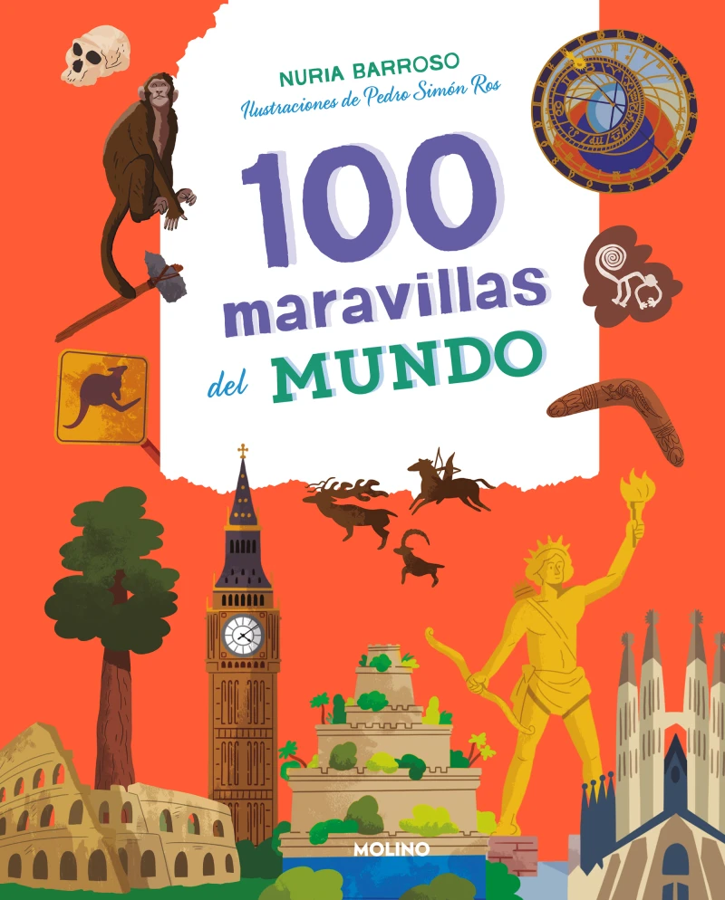Portada: 100 maravillas del mundo (Colección 100)